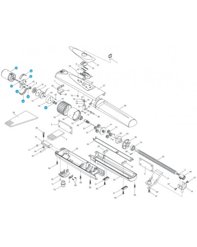 Электродвигатель АХ3024, AX5024 Came 119RID315 в Пскове Запчасти для шлагбаумов и автоматики Pintop.ru