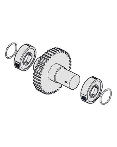 Вал выходной G6000 Came 119RIG054 в Пскове Запчасти для шлагбаумов и автоматики Pintop.ru