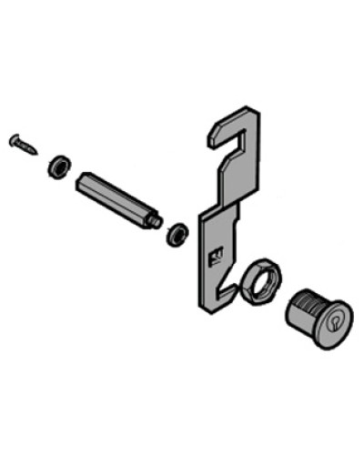 Замок дверцы G4040 Came 119RIG411 в Пскове Запчасти для шлагбаумов и автоматики Pintop.ru