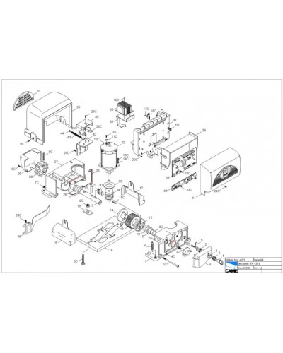 Корпус T152 Came 119RIR062 в Пскове Запчасти для шлагбаумов и автоматики Pintop.ru