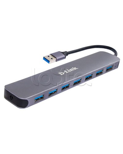 Концентратор с 7 портами USB 3.0 D-Link DUB-1370/B2A в Пскове Дополнительное оборудование для сетей Pintop.ru
