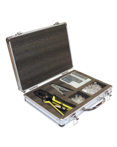 Набор инструментов для изготовления и тестирования патч-кордов LANMASTER LAN-NT-TK/PATCH-TST в Пскове Аксессуары для стоек и шкафов Pintop.ru