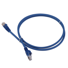Патч-корд LANMASTER LSZH UTP кат.5e, 4.0 м, синий LANMASTER LAN-PC45/U5E-4.0-BL