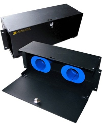 Органайзер для оптического кабеля 19, 4U LANMASTER LAN-ORG/FO-4U в Пскове Кабельные органайзеры Pintop.ru