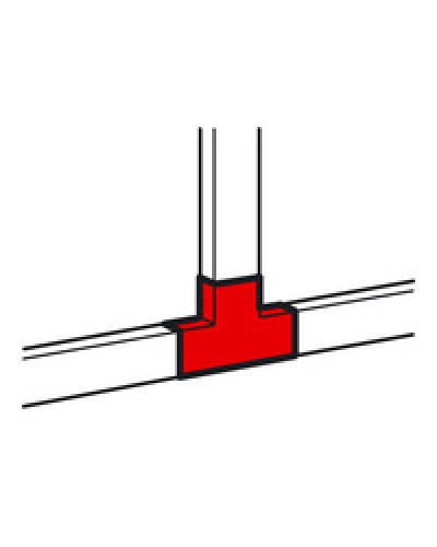 Тройник для кабель-канала METRA 20x12 Legrand (638124) в Пскове Аксессуары для кабель-канала Pintop.ru