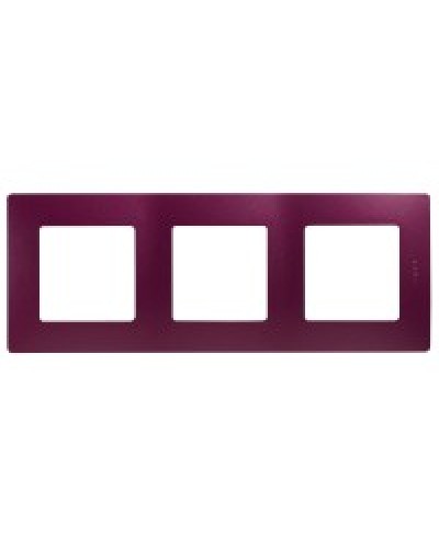 Рамка 3 поста Etika сливовый Legrand 672563 в Сочи Аксессуары для кабель-канала Pintop.ru