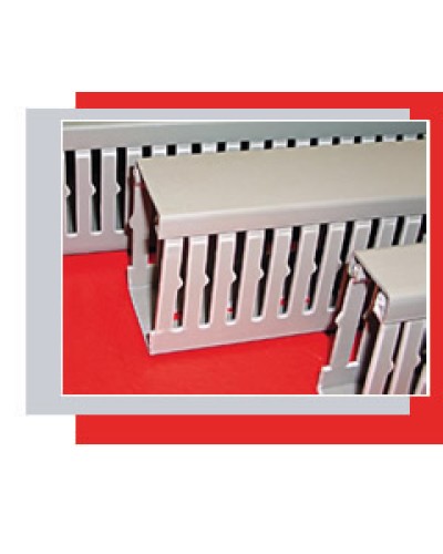 Короб перфорированный 120х80 мм (серый) Экопласт СР-Е324 в Пскове Кабель-канал Pintop.ru