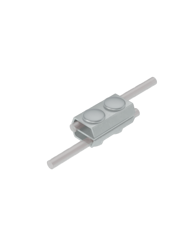 Параллельный соединитель прутка Ø 5-8 мм двойной TD КМ-Профиль (2PS-D5-8 TD) в Пскове Монтажные материалы Pintop.ru